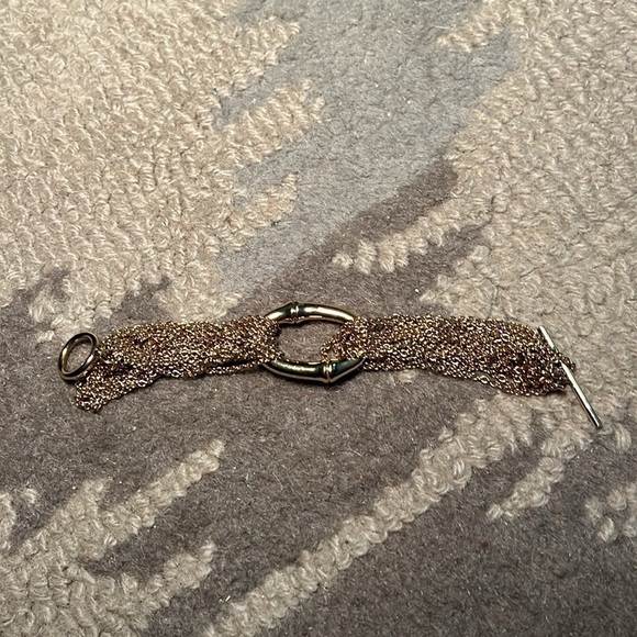 Set a three gold and beaded bracelets - Picture 5 of 8